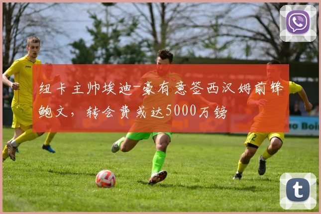 纽卡主帅埃迪-豪有意签西汉姆前锋鲍文,转会费或达5000万镑